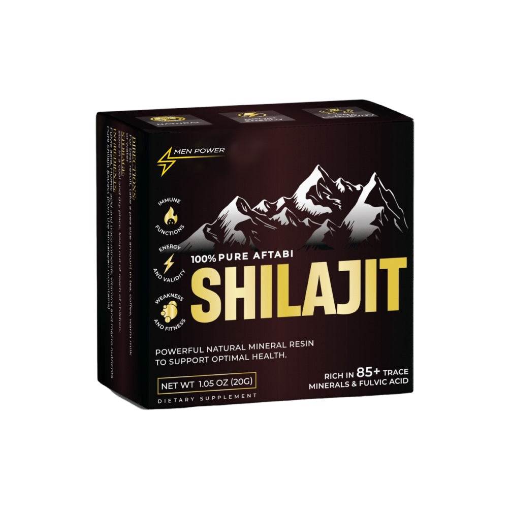 Men Power™ 100% Pure Aftaabi Shilajit + Power Massage Oil