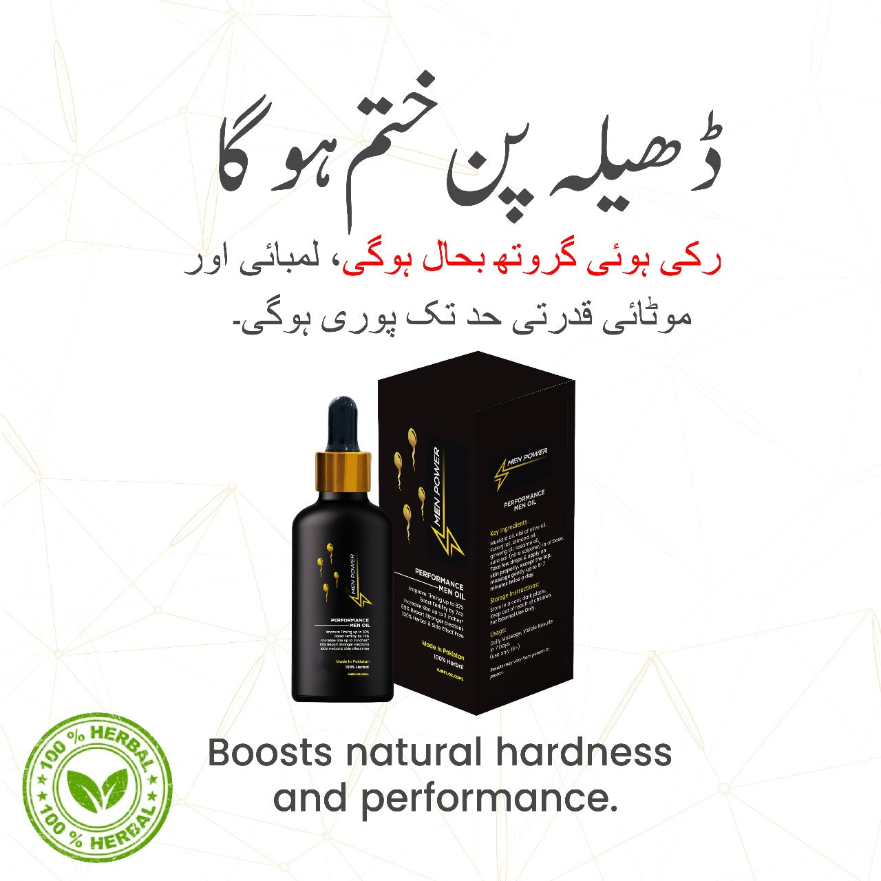 Men Power™ 100% Pure Aftaabi Shilajit + Power Massage Oil